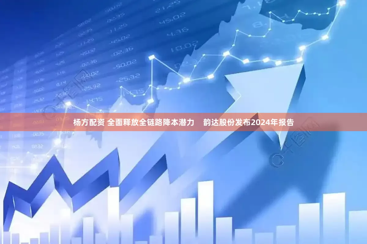 杨方配资 全面释放全链路降本潜力    韵达股份发布2024年报告